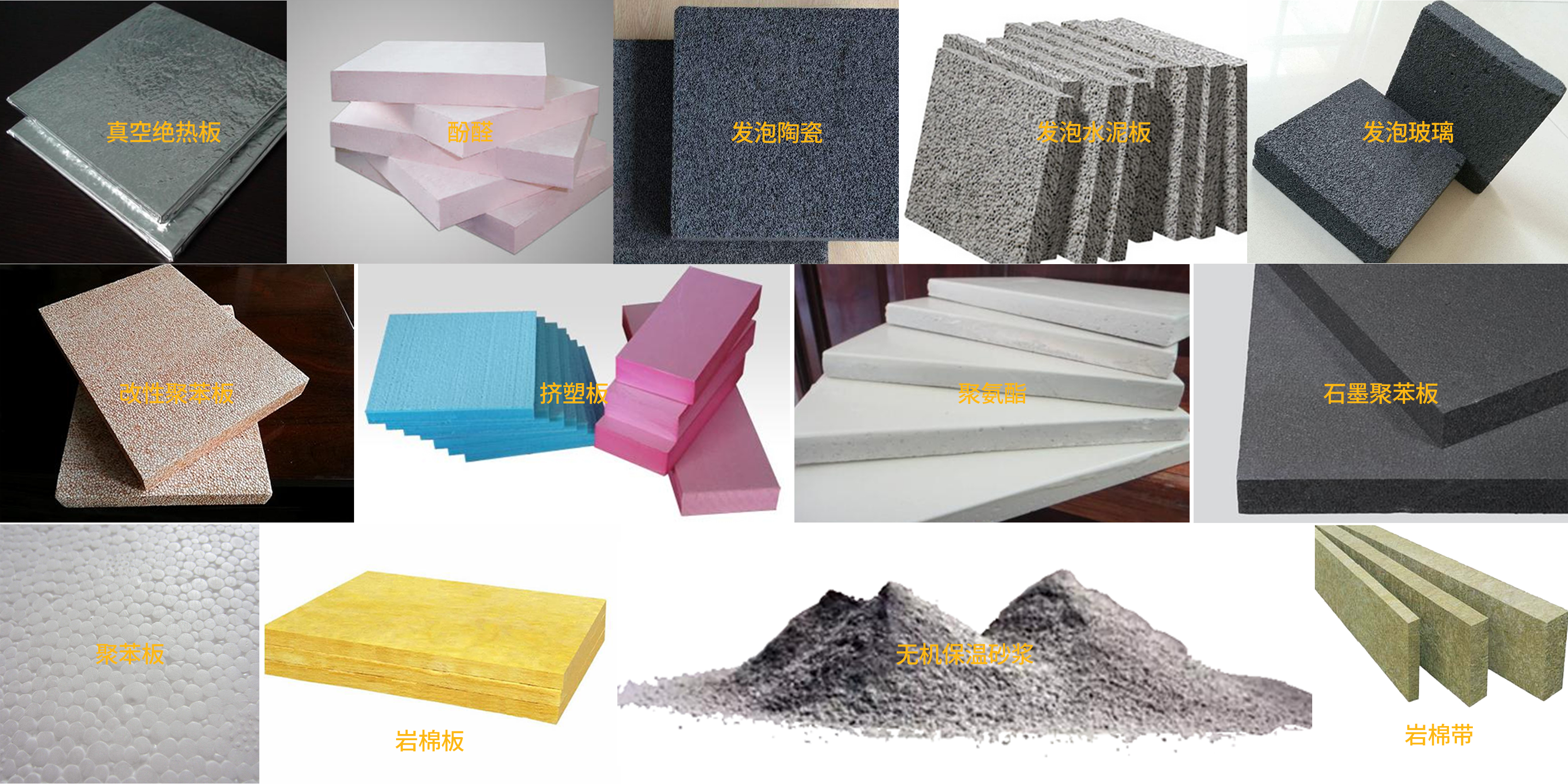 常见的保温材料